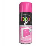 SuperGift.com 2x Pink Gloss All Purpose Aerosol Spray Paint 250ml Quick Drying Spray, Fast Dry and Excellent Coverage for Metal, Wood, Plastic and More by Diva Gift