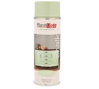 SuperGift.com 2X Plastikote Heritage Chalk Pastel Green Paint Chalk Finish Decorative Paint, 2 X 400Ml
