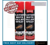 SuperGift.com 2X Rentokil Clothes Moth Killer Spray 300Ml