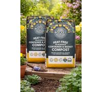 SuperGift.com 2X Rocket Gro Peat Free Blackgold Container & Basket Compost 40L