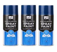 SuperGift.com 3 X 151 Blue Gloss Paint 400Ml Multi-Surface Paint For Diy, Restoration, Decorative Projects & Surface Finishing