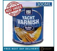 SuperGift.com 3 X 151 Clear Gloss Yacht Varnish Wood Protection Paint For Interior & Exterior Timber Surfaces 300Ml