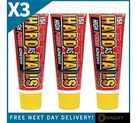 SuperGift.com 3 X 151 Hard As Nails Exterior Adhesive Tube Red
