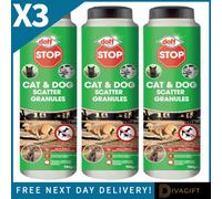 SuperGift.com 3 X Doff Cat & Dog Scatter Granules Garden Animal Deterrent 700G