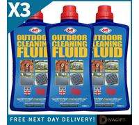 SuperGift.com 3 X Doff Outdoor Cleaner Fluid Liquid Hard Surface Cleaner 1L