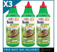 SuperGift.com 3 X Doff Slugs Defence Protective Gel Liquid Plant Barrier 1L