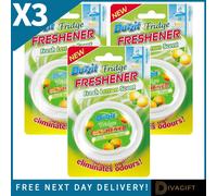 SuperGift.com 3 X Duzzit Fridge Freshener Lemon