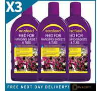 SuperGift.com 3 X Eazifeed Feed For Hanging Baskets & Tubs Liquid 500Ml