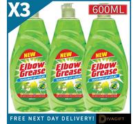 SuperGift.com 3 X Elbow Grease Apple Washing Up Liquid 600Ml