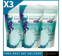 SuperGift.com 3 X Elysium Spa Epsom Mermaid Bath Dust 400G