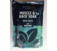 SuperGift.com 3 X Elysium Spa Muscle & Back Soak Bath Salts With Menthol 450G