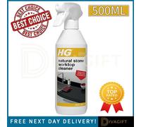 SuperGift.com 3 X Hg Natural Stone Kitchen Worktop Cleaner Spray For Granite, Marble & Stone Surfaces 500Ml