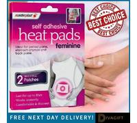 SuperGift.com 3 X Masterplast Women's Self-Adhesive Heat Pads Long-Lasting Warming Patches For Everyday Comfort, Travel & Daily Use