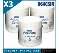 SuperGift.com 3 X Nuage Aqueous Cream 350Ml Moisturising Skin Cream For Dry Skin, Daily Hydration & Everyday Family Skincare