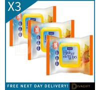SuperGift.com 3 X Nuage Hayfever Relief Wipes 30 Pack Gentle Cleansing Wipes For Removing Pollen, Dust & Airborne Particles During Allergy Seaso