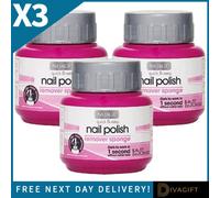 SuperGift.com 3 X Nuage Nail Polish Remover Sponge Instant Nail Varnish Removal Pot For Quick, Easy & Mess-Free Nail Care