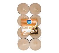 SuperGift.com 3 X Pan Aroma Tea Lights Vanilla & Coconut 16 Pack Scented Candles For Home Fragrance, Relaxation & Ambient Lighting