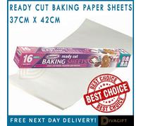 SuperGift.com 3 X Sealapack Baking Paper Sheets 37 X 42Cm Non-Stick Pre-Cut Baking Parchment For Baking, Roasting & Food Preparation