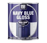 SuperGift.com 300 ml Navy Blue Gloss Non-Drip Paint - Interior & Exterior, Fast-Drying, High Performance