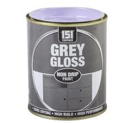 SuperGift.com 300ml Non-Drip Grey Gloss Paint - High-Performance, Hard-Drying Finish for Interior & Exterior Surfaces, No-Mess Application