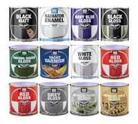 SuperGift.com 300ml White Gloss Non-Drip Paint - Hard-Drying Interior & Exterior Finish - Tin