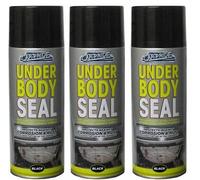 SuperGift.com 3x 400ml Car-Pride Under Body Black Seal Spray Rust Prevention & Protective Finish for Automotive Use
