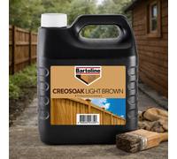 SuperGift.com 3X Bartoline Creocote Timber Treatment Light Brown 4L