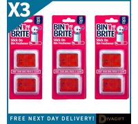 SuperGift.com 3X Bin Brite Stick On Freshener Berry Blast 2 Pack