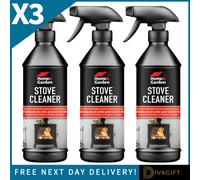 SuperGift.com 3X Home & Garden Stove Cleaner Spray Cleaning Spray For Compatible Stove & Fireplace Surfaces, 3 X 500Ml