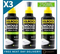 SuperGift.com 3X Kilrock Mould Remover Brush On Gel Mould, Mildew & Black Stain Cleaner 250Ml