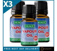 SuperGift.com 3X Nuage Vapourising Oil 10Ml Multipack Essential Oil Blend For Vapourisers Oil Burners