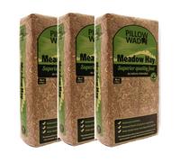 SuperGift.com 3X Pillow Wad Meadow Hay 3.75Kg Natural Hay For Rabbits And Small Animals