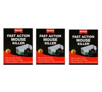 SuperGift.com 3X Rentokil Fast Action Mouse Killer 2 Pack