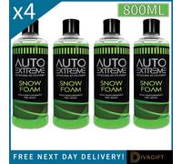 SuperGift.com 4 X Ax Snow Foam Pre-Wash Liquid 800Ml High Performance Car Cleaning Foam