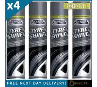 SuperGift.com 4 X Car Pride Tyre Shine Spray 300Ml
