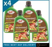 SuperGift.com 4 X Doff Seaweed Concentrate Liquid Plant Feed 1L