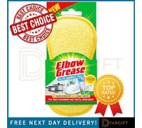 SuperGift.com 4 X Elbow Grease Heavy Duty Scrubbing Cleaning Pads For Kitchen, Bathroom, Pots, Pans & Household Surface Cleaning