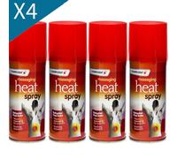 SuperGift.com 4 X Masterplast Heat Massaging Spray 150Ml