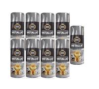 SuperGift.com 400ml Metallic Silver Spray Paint, Fast-Drying Decorative Spray Paint for Metal, Wood, Plastic & DIY Projects (9)