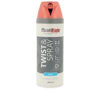 SuperGift.com 400ml, Premium Matt Spray Paint, 2-in-1 Paint and Primer (1, Dusty Coral)
