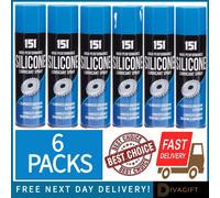 SuperGift.com 6 X 151 Silicone Lubricant Spray 200Ml Multi-Purpose Silicone Lubricating Spray (1.2L Total)
