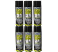 SuperGift.com 6x 400ml Car-Pride Under Body Black Seal Spray Rust Prevention & Protective Finish for Automotive Use