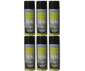 SuperGift.com 6x 400ml Car-Pride Under Body Black Seal Spray Rust Prevention & Protective Finish for Automotive Use