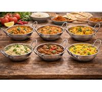 SuperGift.com 6X Prima 18Cm Balti Dish Stainless Steel