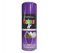 SuperGift.com 6x Purple Gloss All Purpose Aerosol Spray Paint 250ml Quick Drying Spray, Fast Dry and Excellent Coverage for Metal, Wood, Plastic and More by Diva Gift