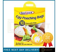 SuperGift.com 8 X Egg Poaching Bags 10 Bags Per Pack