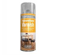 SuperGift.com All Purpose 2x Polyurethane Clear Gloss Varnish Aerosol Spray Paint 400ml Quick Drying Spray, Fast Dry and Excellent Coverage for Metal, Wood, Plastic and More by Diva Gift