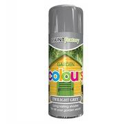 SuperGift.com All Purpose Aerosol Garden Spray Paint 400ml Quick Drying Spray, Fast Dry and Excellent Coverage for Metal, Wood, Plastic and More by Diva Gift (Grey)