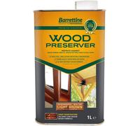 SuperGift.com Barrettine Wood Preserver Light Brown For Exterior Timber 1L