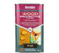 SuperGift.com Barrettine Wood Protective Treatment Black Tin 1Lt